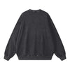 Maku -Cowdy Acid Wash Crew  - black