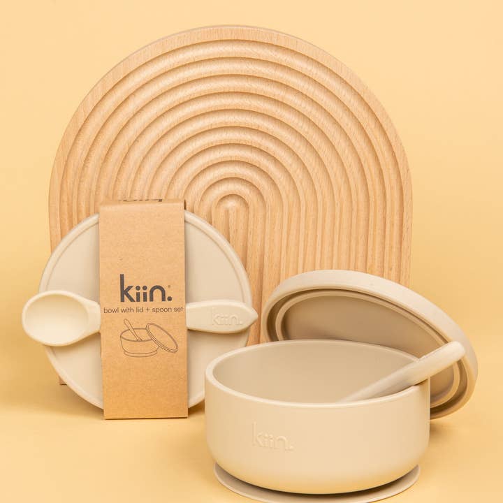 Kiin Baby - Suction bowl with lid & spoon