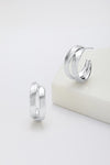 Zafino - Hannah hoop brushed EARRING