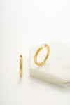 Zafino - Kendall Hoop Brushed EARRING