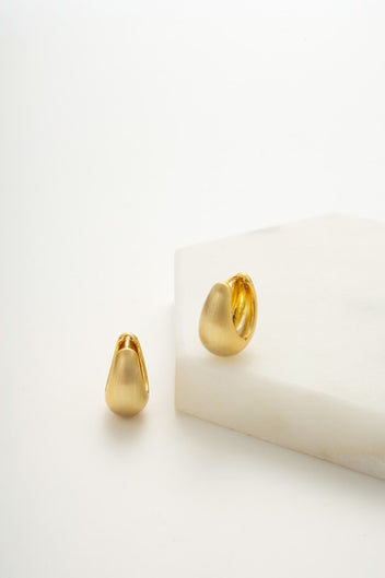 Zafino - Steph hoop brushed EARRING