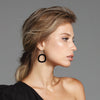 Moe Moe -Ahoy Kiss Organic Circle Hoop Earring
