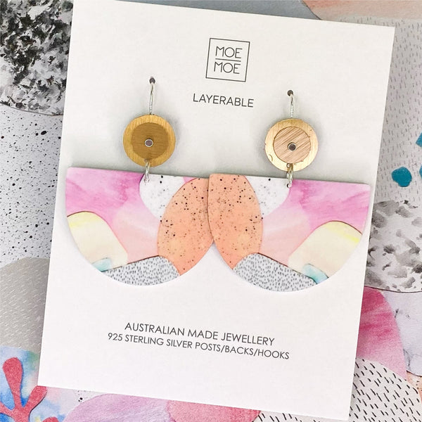 Moe Moe - Moon Reef Large Bell Circle Drop