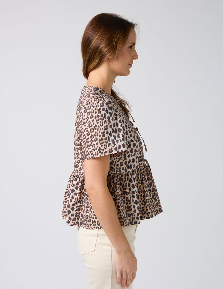 Stella & Gemma - Eva Blouse Leopard