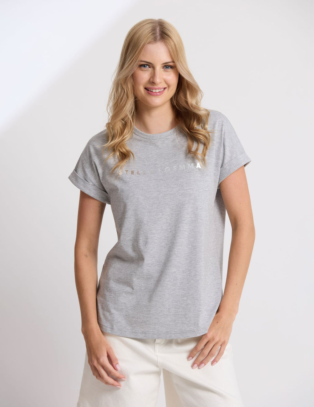 Stella & Gemma - Soho cuff crew tee