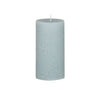 Terra Texture Pillar Candle - Sky blue