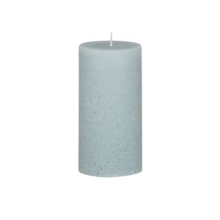 Terra Texture Pillar Candle - Sky blue