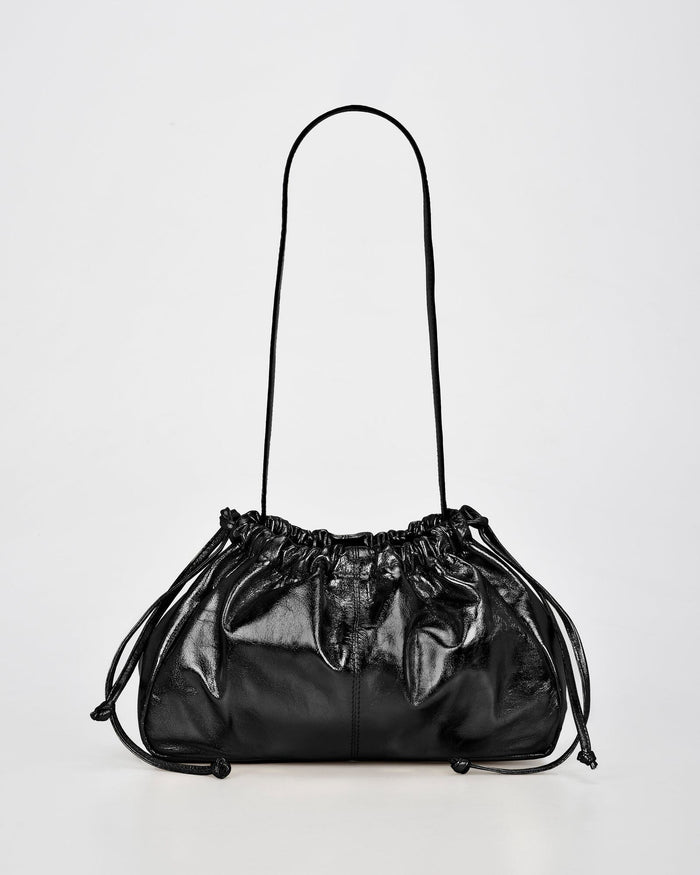 Gabee -HALLEY - METALLIC LEATHER COBB & CO DRAW STRING