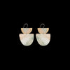 Moe Moe - 2 Aura Layered Double Bell Drop Earrings