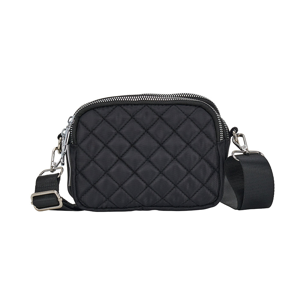 Travel Quilted 3 Zip Bag
