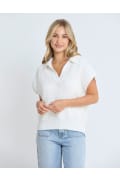 Stella & Gemma - Evelyn Vest - White