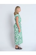 Stella & Gemma - Marly Dress - Spring Green Geo Spring / summer 25