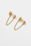 ZAFINO - Crystal Chain Wrap Earring