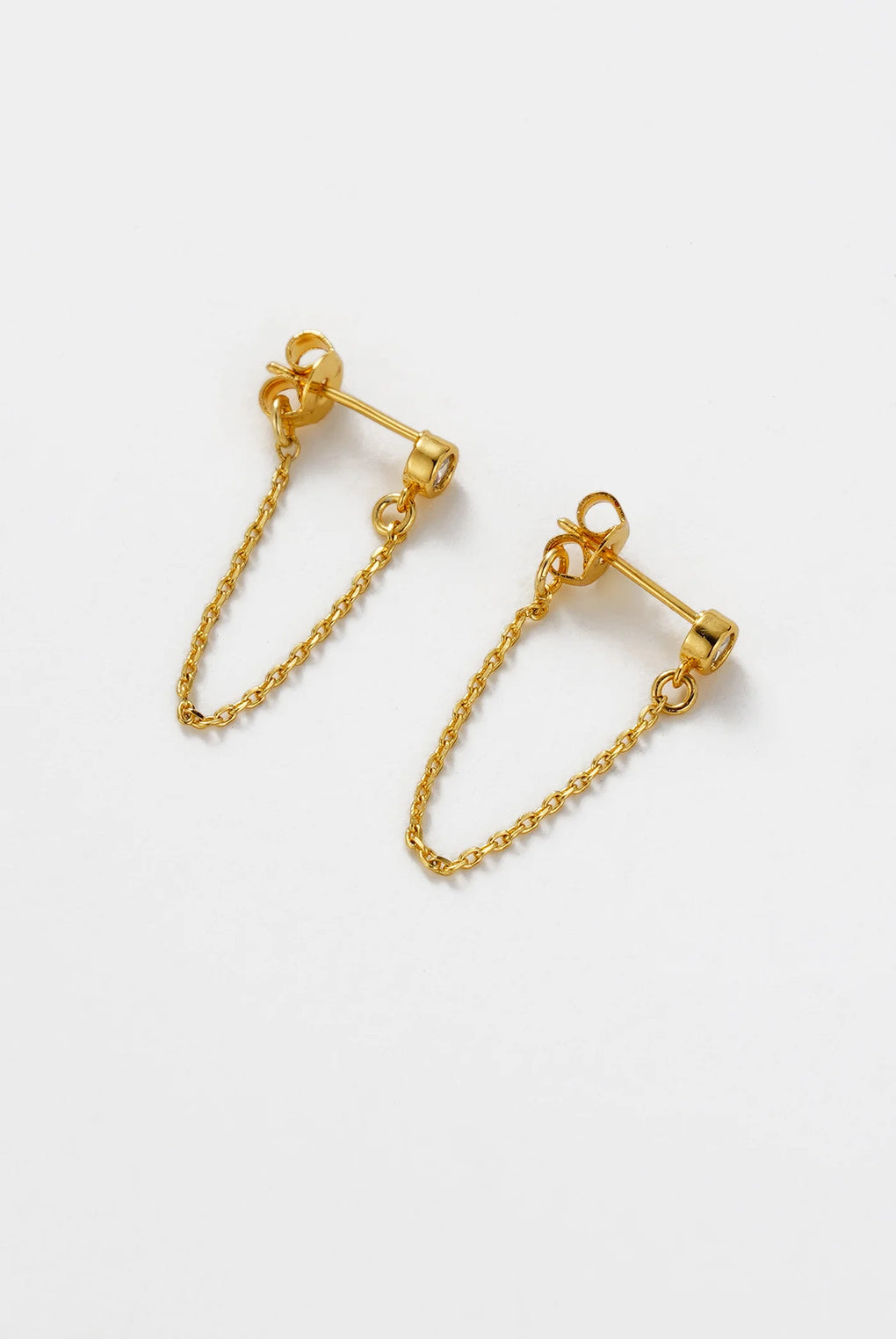 ZAFINO - Crystal Chain Wrap Earring