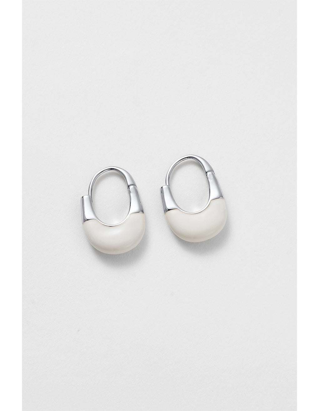 ZAFINO - Stefi hoop - white