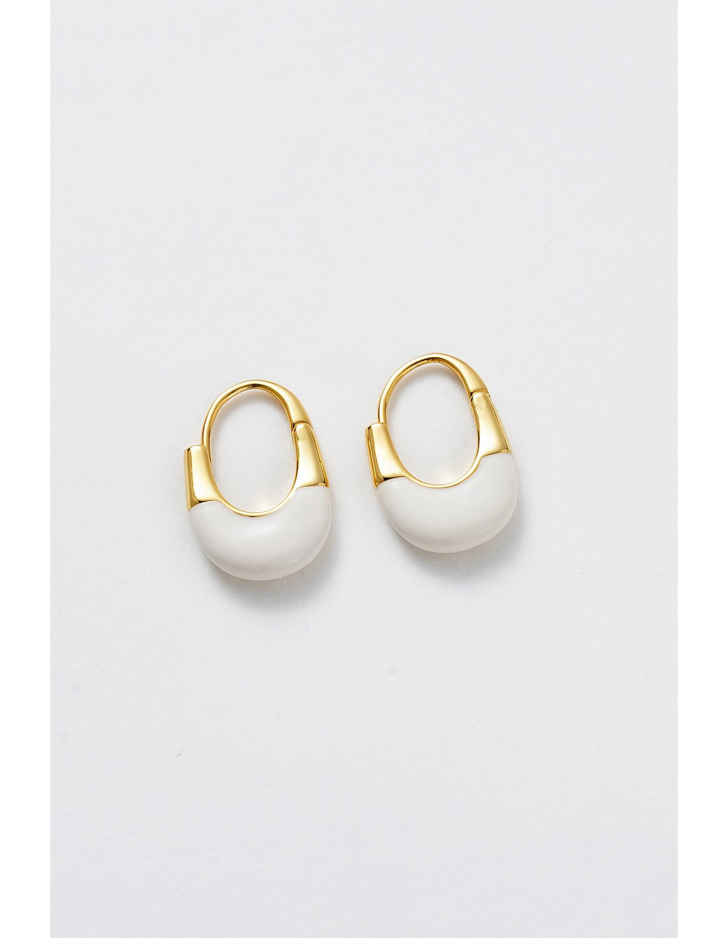 ZAFINO - Stefi hoop - white