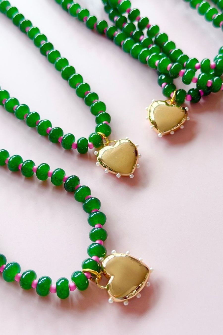 Mosk - Emerald Gem Necklace