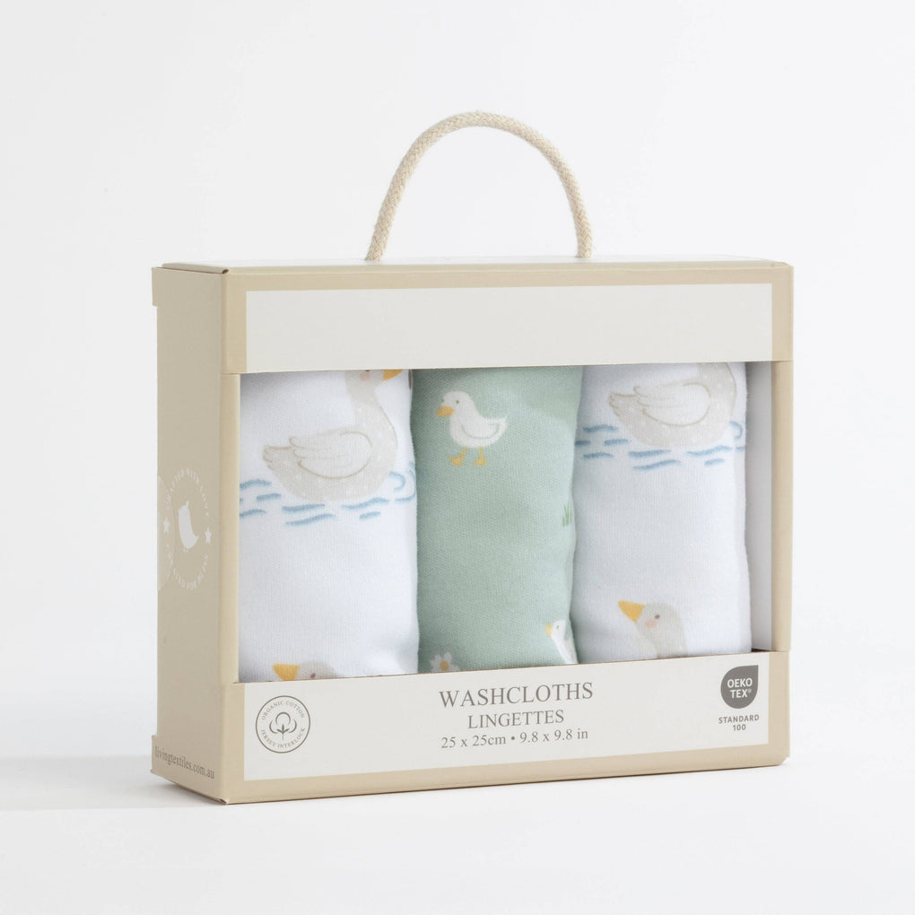 3 Pack Wash cloths - Goosey Goosey