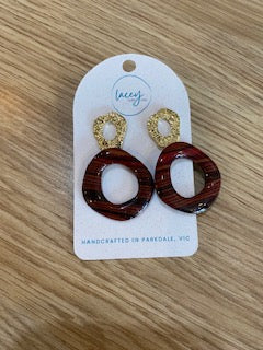 Lacy Clay   - Large Earrings