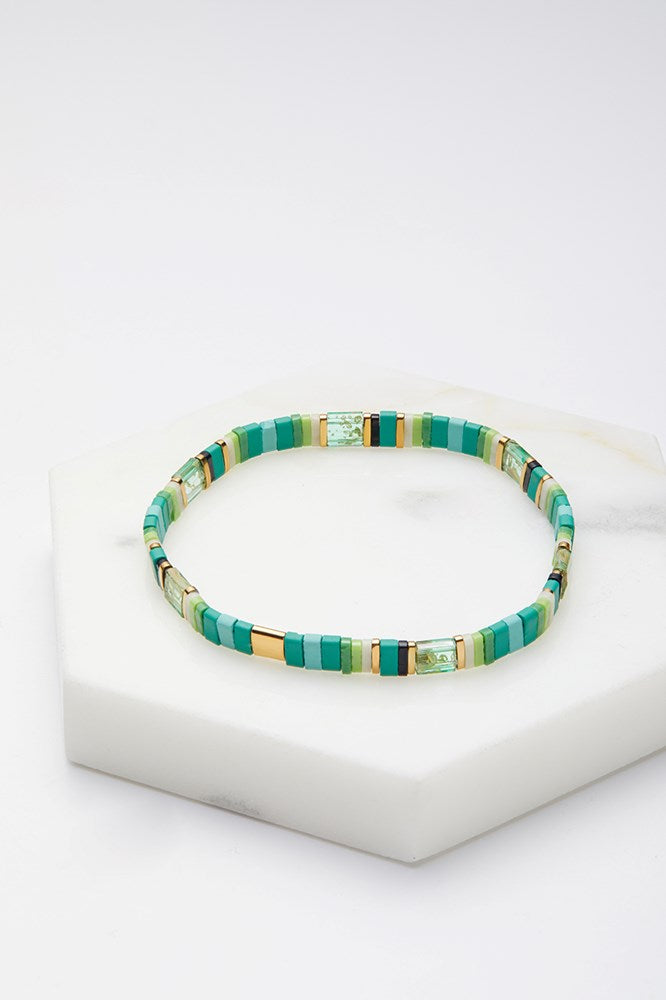 Zafino - Tile bracelet Jade