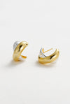 ZAFINO - Freya Hoop - Gold & Silver