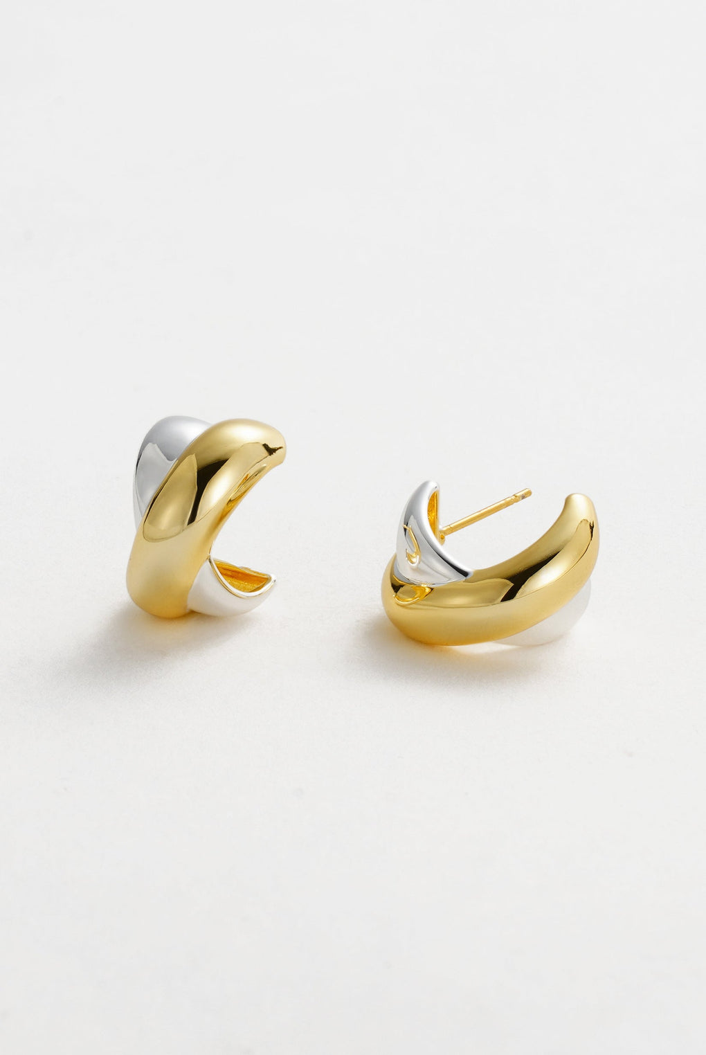ZAFINO - Freya Hoop - Gold & Silver