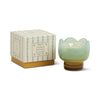 Tulip glass candle in gift box