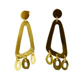 Melanie Woods - Euro Gold Earrings