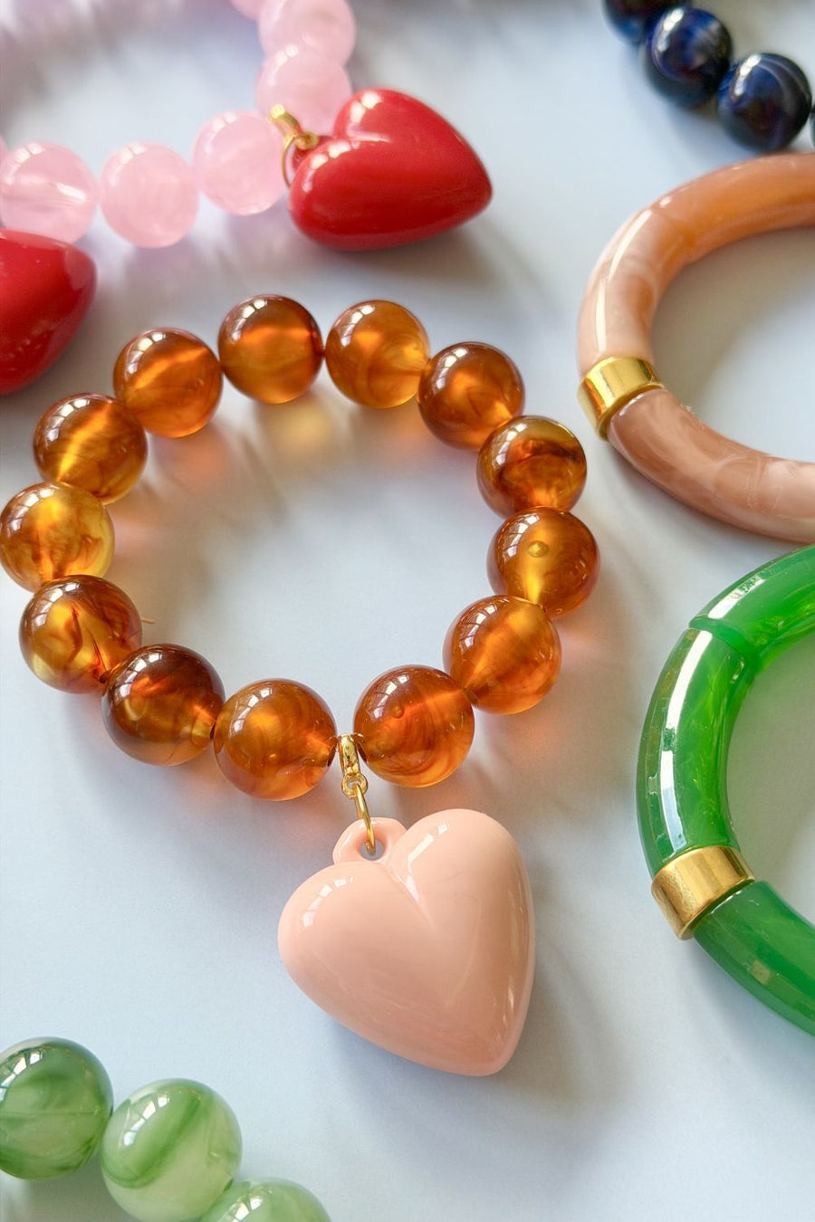 Mosk Melbourne - Bobble Heart Bracelets