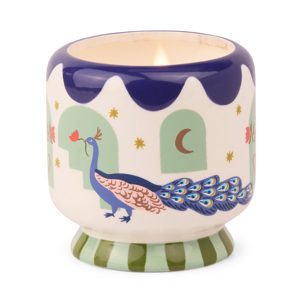 A Dopo 8 Oz Hand Painted Candle
