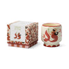 A Dopo 8 Oz Hand Painted Candle