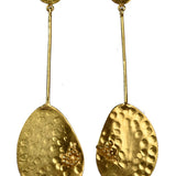 Melanie Woods - Euro hamered earring