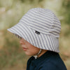Bead Head - Kids Classic Bucket Sun Hat - Grey Stripe