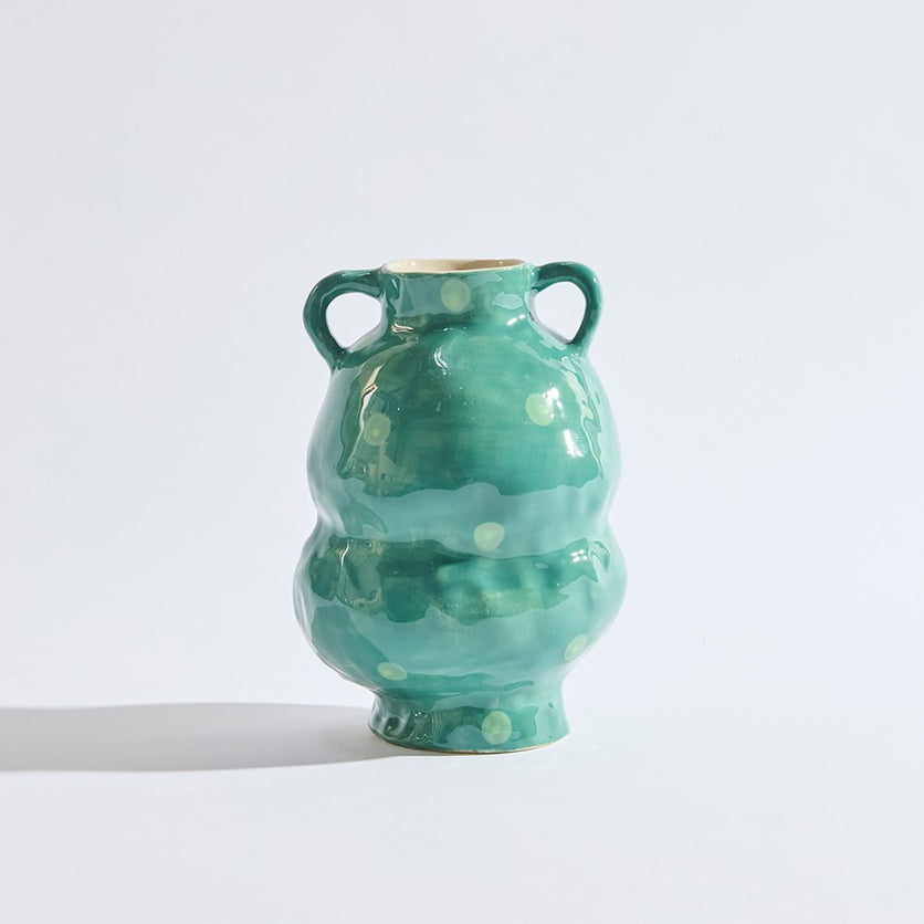 Kas - Portico Large Vase Green