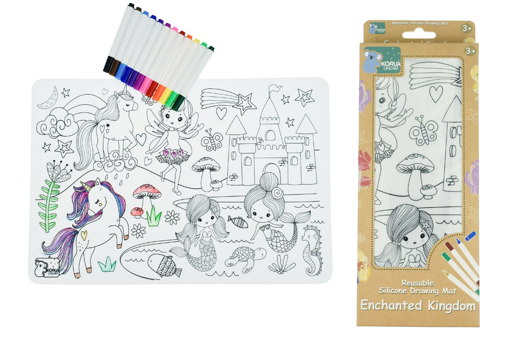 Reusable drawing mat