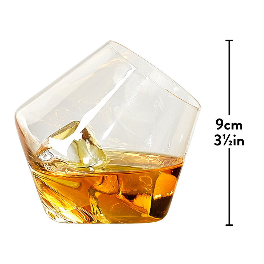 Rocking Whiskey Glasses, Set of 2