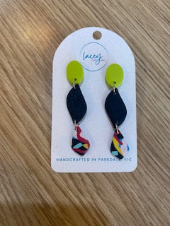 Lacy Clay   - Large Earrings