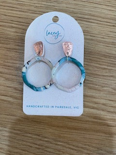 Lacy Clay   - Large Earrings