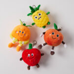 Jiggle & Giggle Munchettes - Plush Fruity Keychain