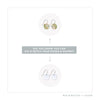 Moe Moe -2 Aura Small Circle Drop Earrings
