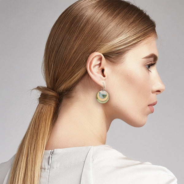 Moe Moe -  Aura Three Circle Hoop Earrings