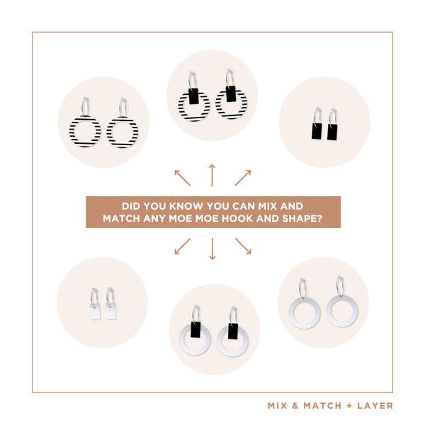 Moe Moe -     Ahoy Small Outline Circle Hoop Earring.