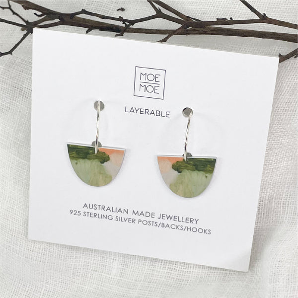 Moe Moe - 2 Aura Small Bell Hoop Earrings