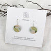 Moe Moe -2 Aura Small Circle Drop Earrings