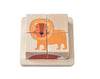 Jungle animals wooden puzzle
