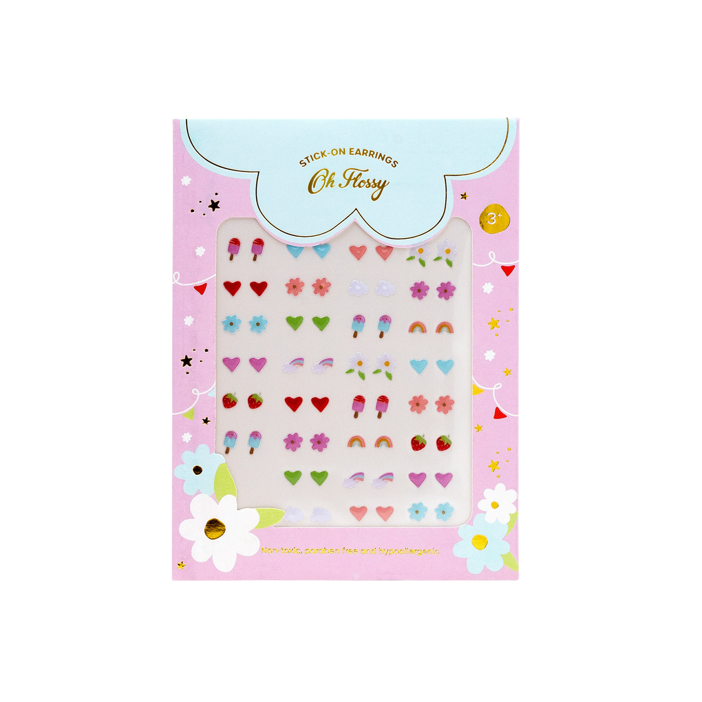 Oh Flossy Kids Stick-On Earrings