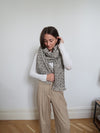 Knitted winter scarf