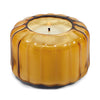 Ribbed borosilicate glass candle - 4.5 oz