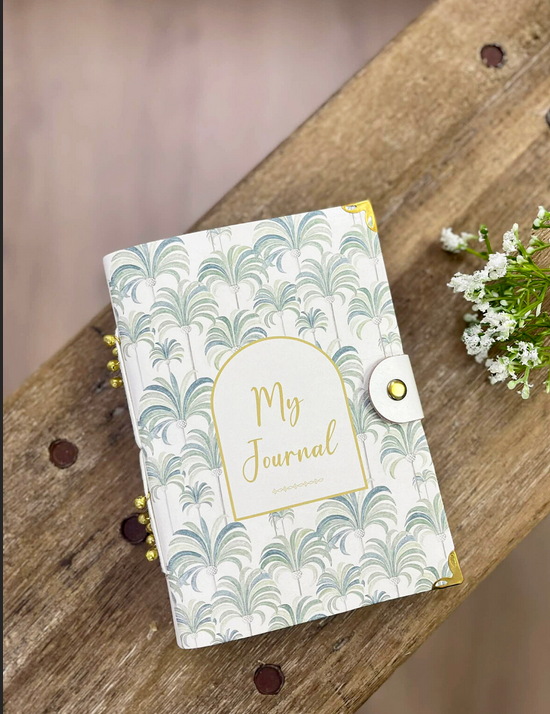Palm Tree Leather journal