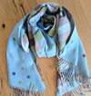 Scarf - dotted 2 sided scarf